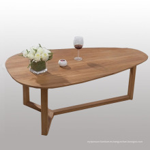 Mesa de comedor de muebles de madera famosos de diseño casero